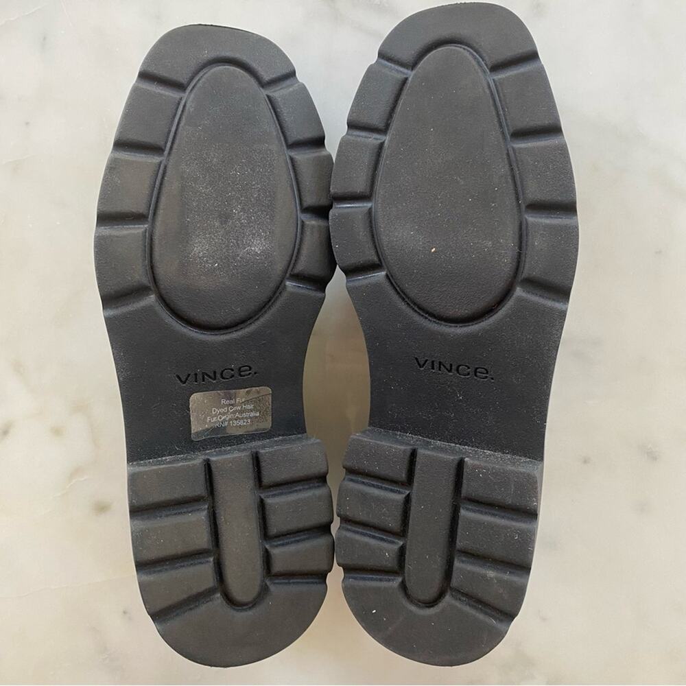 Vince Olive Green Suede Chunky Loafers - Picture 8 of 10